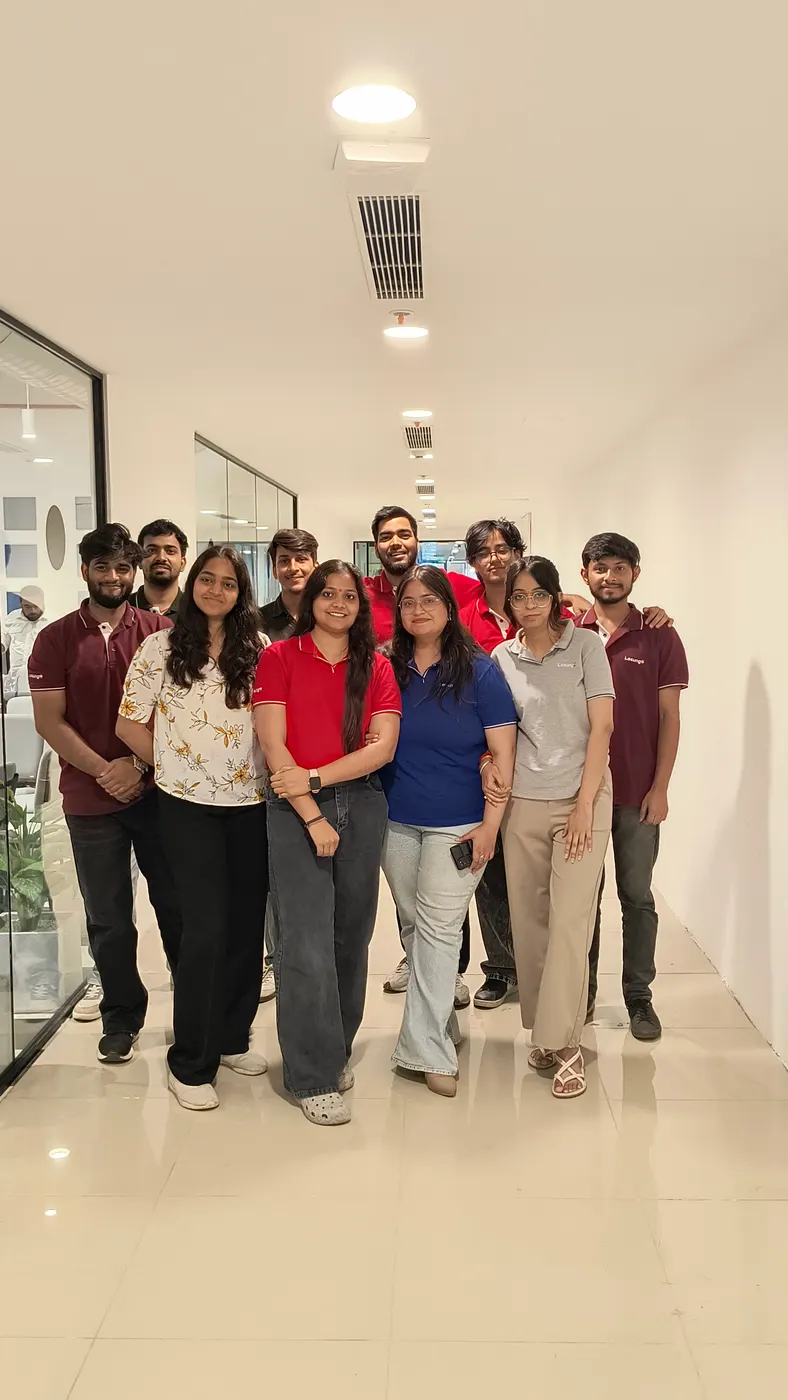 The ShipMaxx360 team together in the office corridor